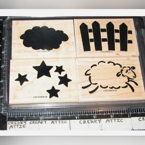 Vintage 2001 stampin up brand new counting sheep